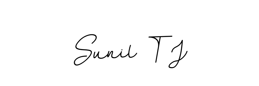 Check out images of Autograph of Sunil T J name. Actor Sunil T J Signature Style. BallpointsItalic-DORy9 is a professional sign style online. Sunil T J signature style 11 images and pictures png