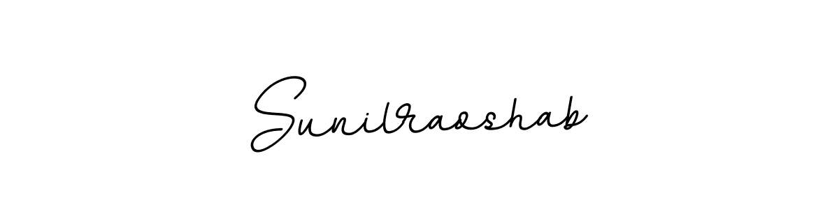 if you are searching for the best signature style for your name Sunilraoshab. so please give up your signature search. here we have designed multiple signature styles  using BallpointsItalic-DORy9. Sunilraoshab signature style 11 images and pictures png