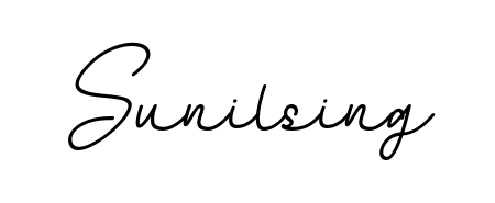 A classic penmanship look for Sunilsing. The BallpointsItalic-DORy9 font brings timeless elegance and confidence to every signed document. Sunilsing signature style 11 images and pictures png