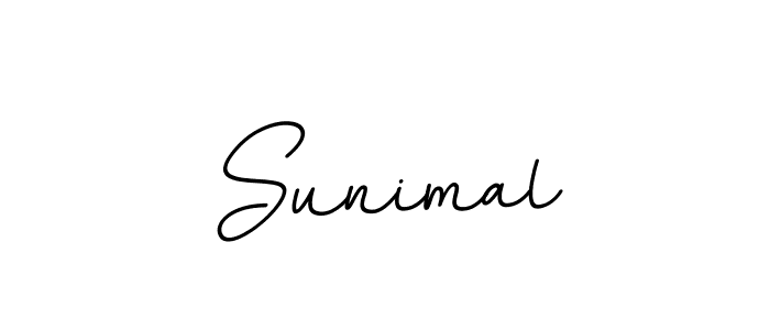 Design your own signature with our free online signature maker. With this signature software, you can create a handwritten (BallpointsItalic-DORy9) signature for name Sunimal. Sunimal signature style 11 images and pictures png