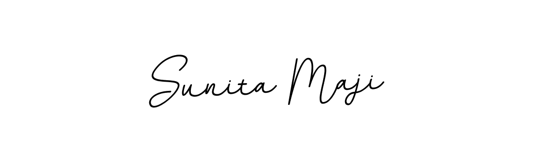 The best way (BallpointsItalic-DORy9) to make a short signature is to pick only two or three words in your name. The name Sunita Maji include a total of six letters. For converting this name. Sunita Maji signature style 11 images and pictures png