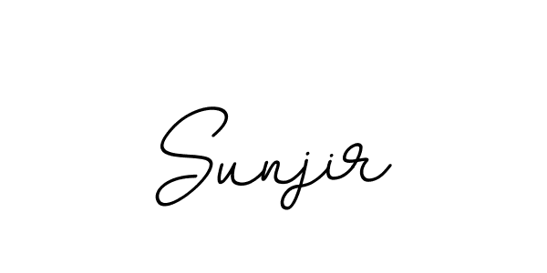 Use a signature maker to create a handwritten signature online. With this signature software, you can design (BallpointsItalic-DORy9) your own signature for name Sunjir. Sunjir signature style 11 images and pictures png