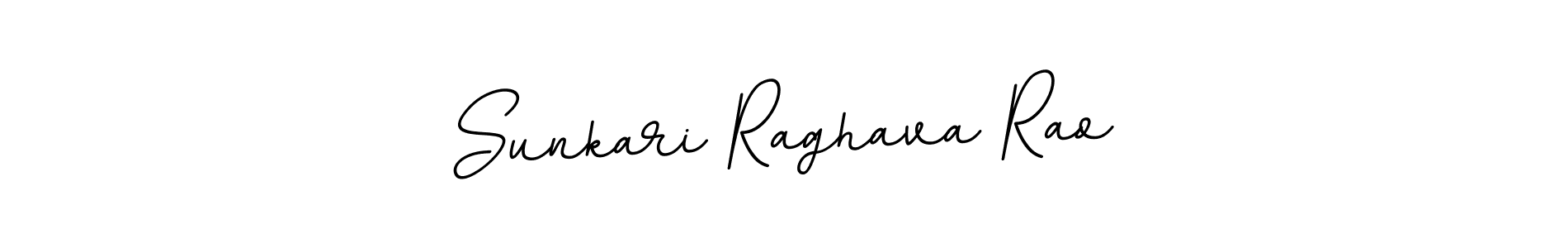 Make a beautiful signature design for name Sunkari Raghava Rao. With this signature (BallpointsItalic-DORy9) style, you can create a handwritten signature for free. Sunkari Raghava Rao signature style 11 images and pictures png