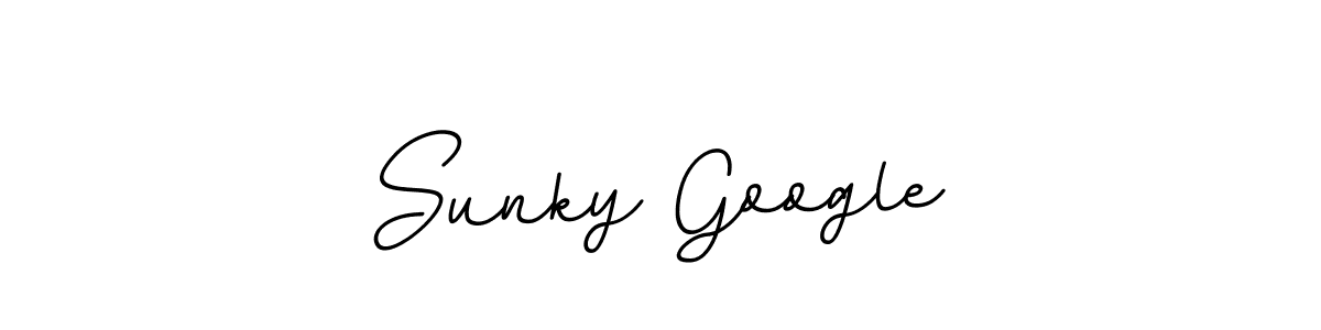 Make a beautiful signature design for name Sunky Google. With this signature (BallpointsItalic-DORy9) style, you can create a handwritten signature for free. Sunky Google signature style 11 images and pictures png