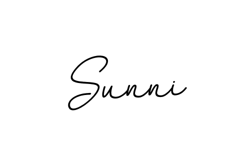 Make a beautiful signature design for name Sunni. With this signature (BallpointsItalic-DORy9) style, you can create a handwritten signature for free. Sunni signature style 11 images and pictures png