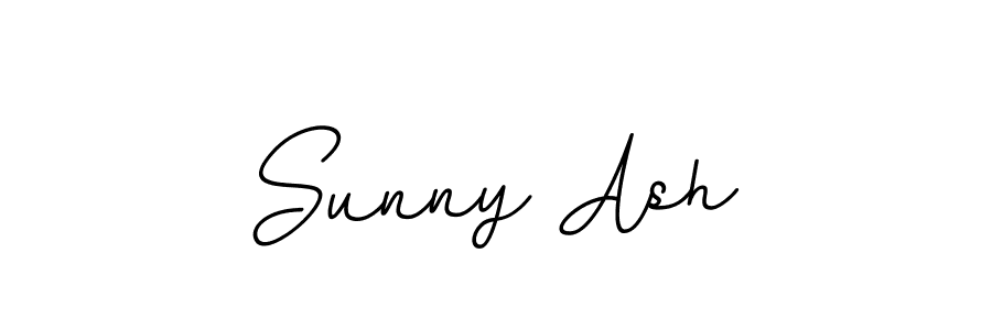 How to make Sunny Ash name signature. Use BallpointsItalic-DORy9 style for creating short signs online. This is the latest handwritten sign. Sunny Ash signature style 11 images and pictures png