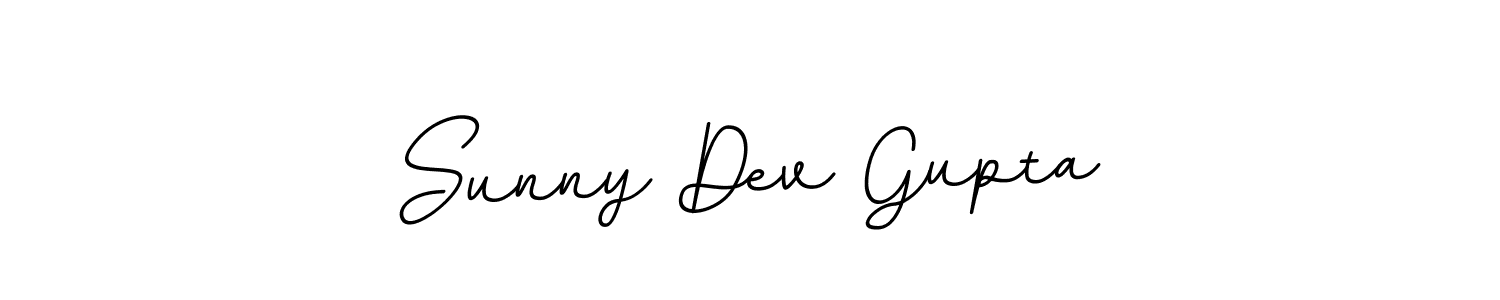 Make a beautiful signature design for name Sunny Dev Gupta. With this signature (BallpointsItalic-DORy9) style, you can create a handwritten signature for free. Sunny Dev Gupta signature style 11 images and pictures png