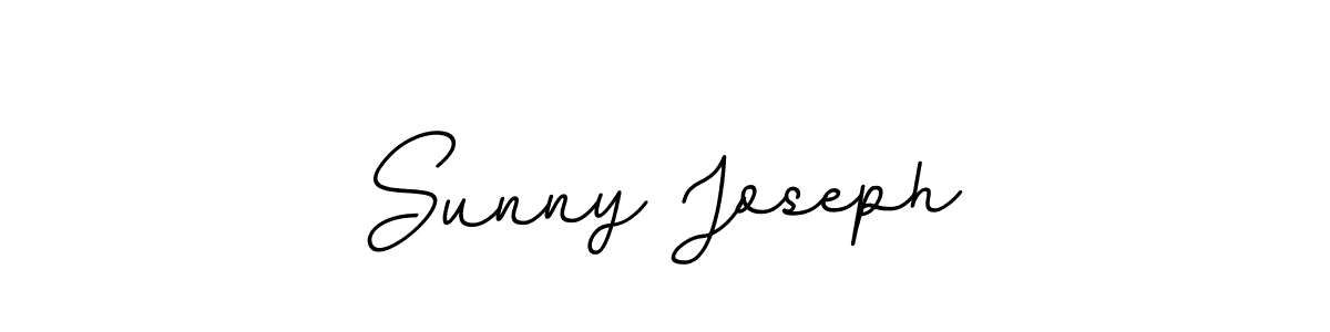 Make a beautiful signature design for name Sunny Joseph. With this signature (BallpointsItalic-DORy9) style, you can create a handwritten signature for free. Sunny Joseph signature style 11 images and pictures png