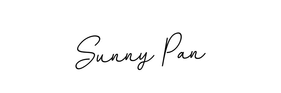 How to make Sunny Pan name signature. Use BallpointsItalic-DORy9 style for creating short signs online. This is the latest handwritten sign. Sunny Pan signature style 11 images and pictures png
