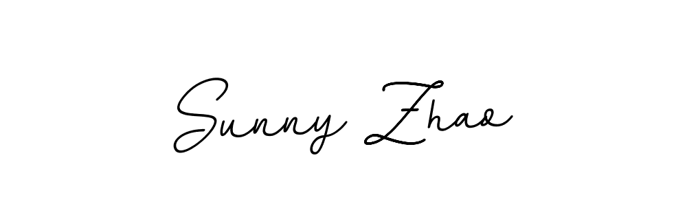 Design your own signature with our free online signature maker. With this signature software, you can create a handwritten (BallpointsItalic-DORy9) signature for name Sunny Zhao. Sunny Zhao signature style 11 images and pictures png