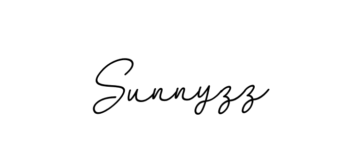 How to make Sunnyzz name signature. Use BallpointsItalic-DORy9 style for creating short signs online. This is the latest handwritten sign. Sunnyzz signature style 11 images and pictures png