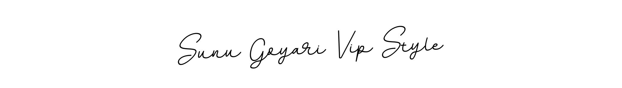 How to make Sunu Goyari Vip Style name signature. Use BallpointsItalic-DORy9 style for creating short signs online. This is the latest handwritten sign. Sunu Goyari Vip Style signature style 11 images and pictures png