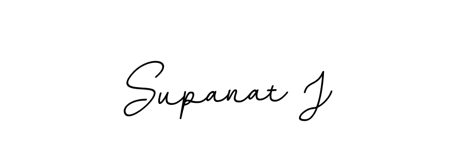 Make a beautiful signature design for name Supanat J. With this signature (BallpointsItalic-DORy9) style, you can create a handwritten signature for free. Supanat J signature style 11 images and pictures png