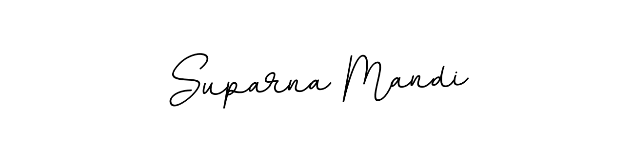 You should practise on your own different ways (BallpointsItalic-DORy9) to write your name (Suparna Mandi) in signature. don't let someone else do it for you. Suparna Mandi signature style 11 images and pictures png