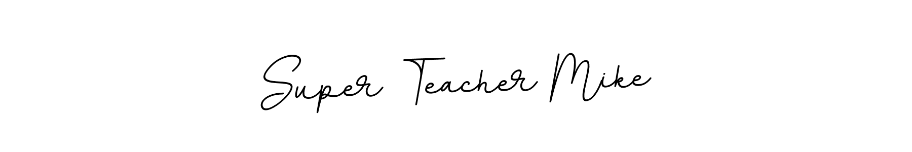 How to make Super Teacher Mike signature? BallpointsItalic-DORy9 is a professional autograph style. Create handwritten signature for Super Teacher Mike name. Super Teacher Mike signature style 11 images and pictures png