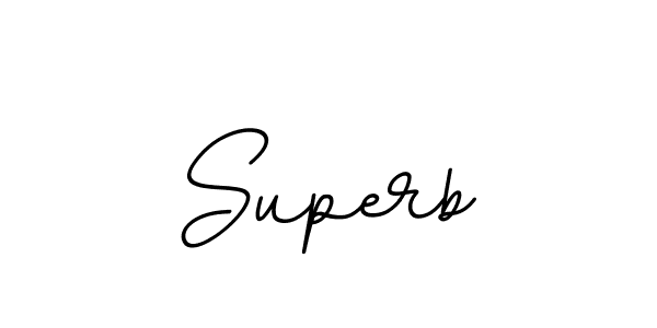 How to make Superb name signature. Use BallpointsItalic-DORy9 style for creating short signs online. This is the latest handwritten sign. Superb signature style 11 images and pictures png