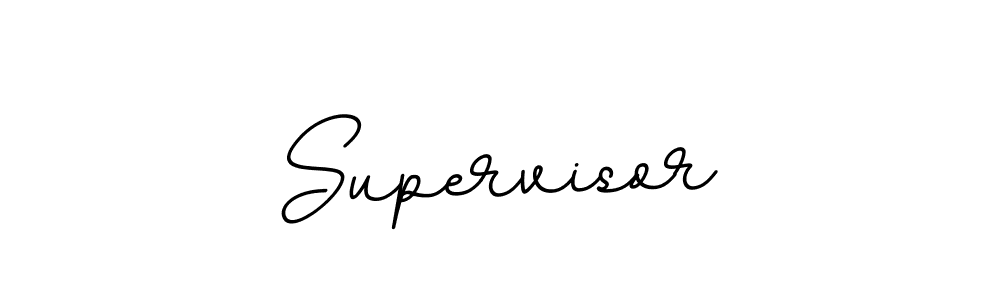 How to make Supervisor name signature. Use BallpointsItalic-DORy9 style for creating short signs online. This is the latest handwritten sign. Supervisor signature style 11 images and pictures png