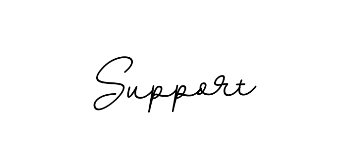 The best way (BallpointsItalic-DORy9) to make a short signature is to pick only two or three words in your name. The name Support include a total of six letters. For converting this name. Support signature style 11 images and pictures png