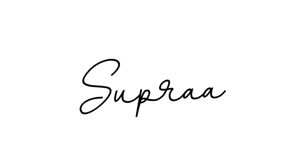 Make a beautiful signature design for name Supraa. With this signature (BallpointsItalic-DORy9) style, you can create a handwritten signature for free. Supraa signature style 11 images and pictures png