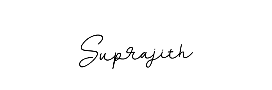 Create a beautiful signature design for name Suprajith. With this signature (BallpointsItalic-DORy9) fonts, you can make a handwritten signature for free. Suprajith signature style 11 images and pictures png