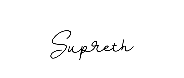 You should practise on your own different ways (BallpointsItalic-DORy9) to write your name (Supreth) in signature. don't let someone else do it for you. Supreth signature style 11 images and pictures png