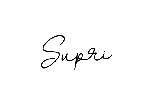 You should practise on your own different ways (BallpointsItalic-DORy9) to write your name (Supri) in signature. don't let someone else do it for you. Supri signature style 11 images and pictures png