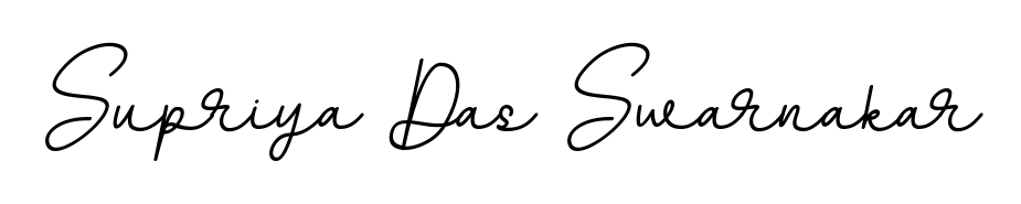 The best way (BallpointsItalic-DORy9) to make a short signature is to pick only two or three words in your name. For converting this name Supriya Das Swarnakar. Supriya Das Swarnakar signature style 11 images and pictures png