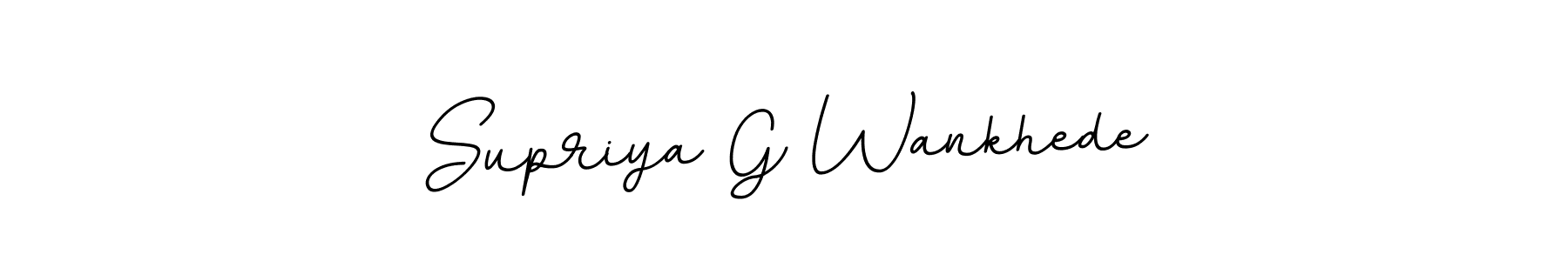 How to make Supriya G Wankhede signature? BallpointsItalic-DORy9 is a professional autograph style. Create handwritten signature for Supriya G Wankhede name. Supriya G Wankhede signature style 11 images and pictures png
