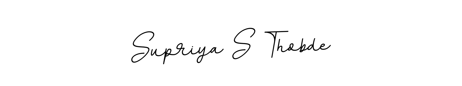 Also You can easily find your signature by using the search form. We will create Supriya S Thobde name handwritten signature images for you free of cost using BallpointsItalic-DORy9 sign style. Supriya S Thobde signature style 11 images and pictures png