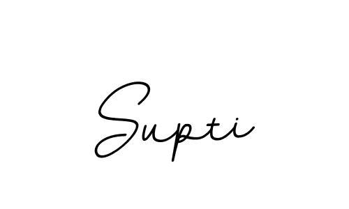 You should practise on your own different ways (BallpointsItalic-DORy9) to write your name (Supti) in signature. don't let someone else do it for you. Supti signature style 11 images and pictures png