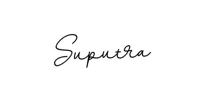 How to make Suputra name signature. Use BallpointsItalic-DORy9 style for creating short signs online. This is the latest handwritten sign. Suputra signature style 11 images and pictures png