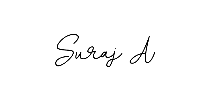 Create a beautiful signature design for name Suraj A. With this signature (BallpointsItalic-DORy9) fonts, you can make a handwritten signature for free. Suraj A signature style 11 images and pictures png