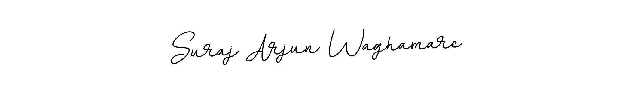 Create a beautiful signature design for name Suraj Arjun Waghamare. With this signature (BallpointsItalic-DORy9) fonts, you can make a handwritten signature for free. Suraj Arjun Waghamare signature style 11 images and pictures png