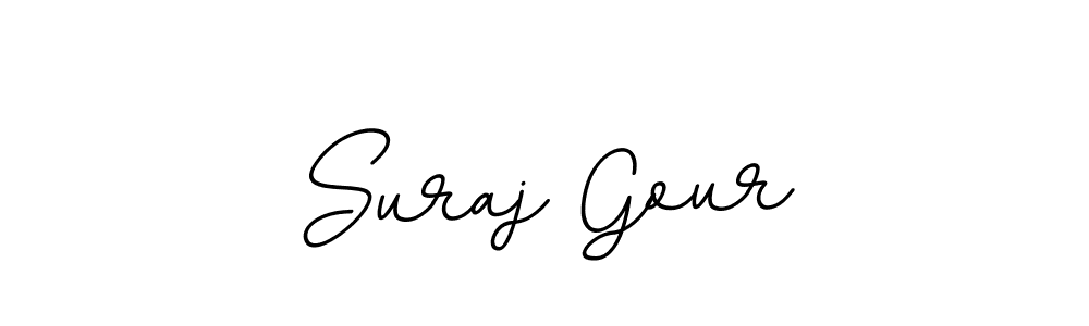 Suraj Gour stylish signature style. Best Handwritten Sign (BallpointsItalic-DORy9) for my name. Handwritten Signature Collection Ideas for my name Suraj Gour. Suraj Gour signature style 11 images and pictures png