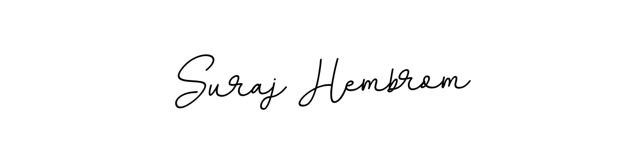 Make a beautiful signature design for name Suraj Hembrom. Use this online signature maker to create a handwritten signature for free. Suraj Hembrom signature style 11 images and pictures png