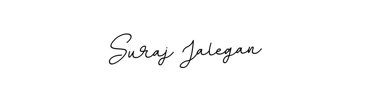 Make a beautiful signature design for name Suraj Jalegan. With this signature (BallpointsItalic-DORy9) style, you can create a handwritten signature for free. Suraj Jalegan signature style 11 images and pictures png