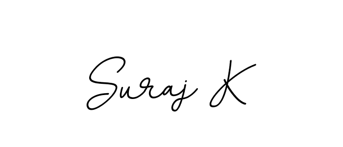 Also we have Suraj K name is the best signature style. Create professional handwritten signature collection using BallpointsItalic-DORy9 autograph style. Suraj K signature style 11 images and pictures png