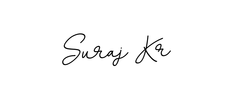 Suraj Kr stylish signature style. Best Handwritten Sign (BallpointsItalic-DORy9) for my name. Handwritten Signature Collection Ideas for my name Suraj Kr. Suraj Kr signature style 11 images and pictures png