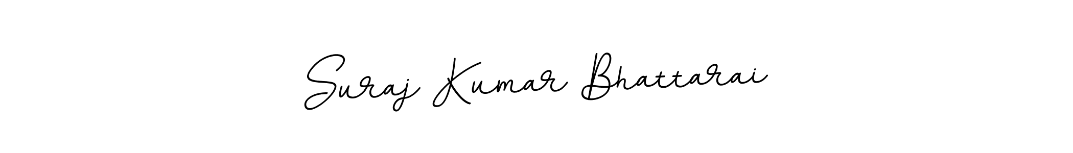 How to make Suraj Kumar Bhattarai name signature. Use BallpointsItalic-DORy9 style for creating short signs online. This is the latest handwritten sign. Suraj Kumar Bhattarai signature style 11 images and pictures png