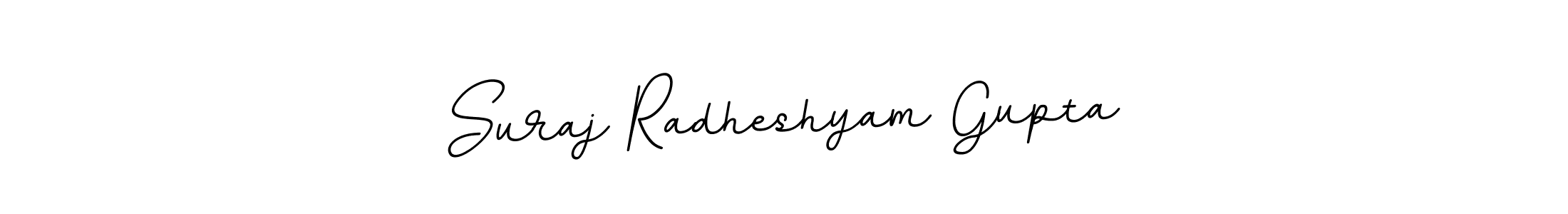 Make a beautiful signature design for name Suraj Radheshyam Gupta. With this signature (BallpointsItalic-DORy9) style, you can create a handwritten signature for free. Suraj Radheshyam Gupta signature style 11 images and pictures png