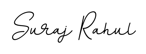 A timeless handwritten aesthetic for Suraj Rahul. The BallpointsItalic-DORy9 font gives your signature a handcrafted feel with natural curves. Suraj Rahul signature style 11 images and pictures png