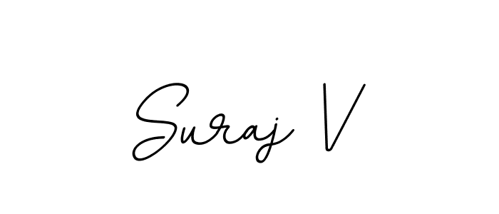 BallpointsItalic-DORy9 is a professional signature style that is perfect for those who want to add a touch of class to their signature. It is also a great choice for those who want to make their signature more unique. Get Suraj V name to fancy signature for free. Suraj V signature style 11 images and pictures png