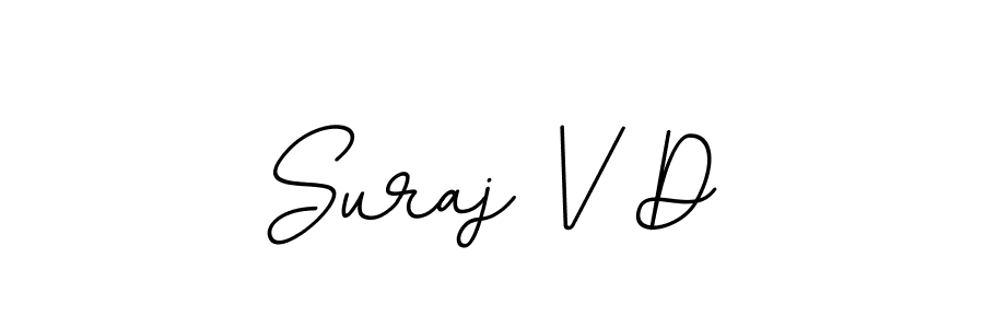 How to Draw Suraj V D signature style? BallpointsItalic-DORy9 is a latest design signature styles for name Suraj V D. Suraj V D signature style 11 images and pictures png