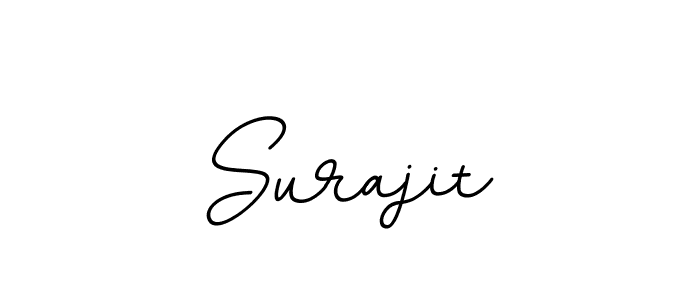 Create a beautiful signature design for name Surajit. With this signature (BallpointsItalic-DORy9) fonts, you can make a handwritten signature for free. Surajit signature style 11 images and pictures png