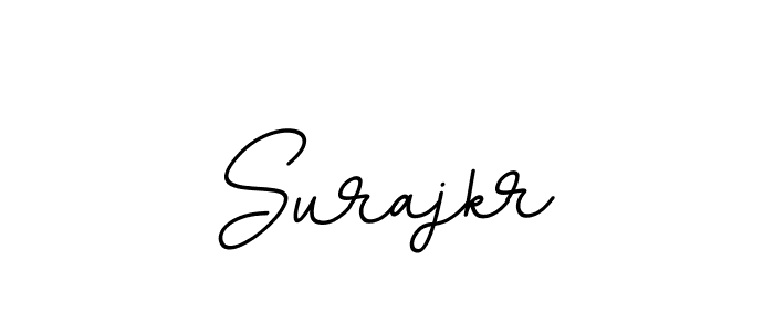 How to make Surajkr name signature. Use BallpointsItalic-DORy9 style for creating short signs online. This is the latest handwritten sign. Surajkr signature style 11 images and pictures png