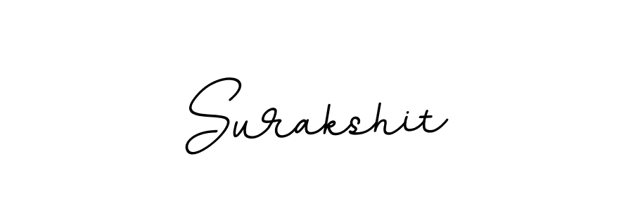Use a signature maker to create a handwritten signature online. With this signature software, you can design (BallpointsItalic-DORy9) your own signature for name Surakshit. Surakshit signature style 11 images and pictures png
