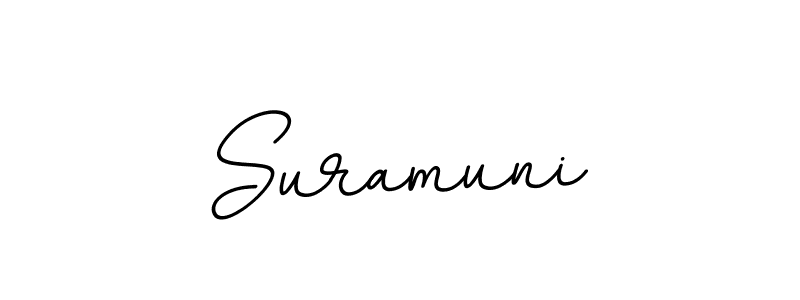 Suramuni stylish signature style. Best Handwritten Sign (BallpointsItalic-DORy9) for my name. Handwritten Signature Collection Ideas for my name Suramuni. Suramuni signature style 11 images and pictures png