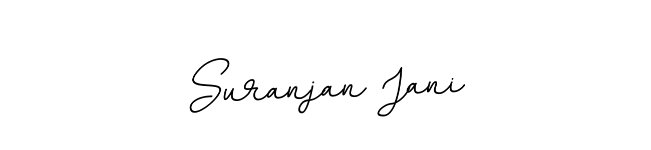 How to make Suranjan Jani name signature. Use BallpointsItalic-DORy9 style for creating short signs online. This is the latest handwritten sign. Suranjan Jani signature style 11 images and pictures png