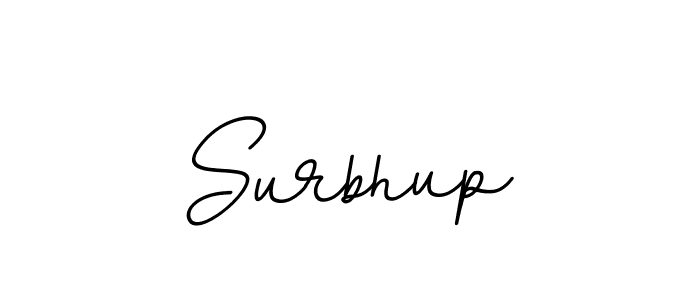 You should practise on your own different ways (BallpointsItalic-DORy9) to write your name (Surbhup) in signature. don't let someone else do it for you. Surbhup signature style 11 images and pictures png