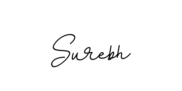 Use a signature maker to create a handwritten signature online. With this signature software, you can design (BallpointsItalic-DORy9) your own signature for name Surebh. Surebh signature style 11 images and pictures png